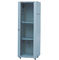Glass Door Server Rack Cabinet 100mm Kedalaman Cold Rolled Steel Dengan Powder Coat Finishing YH2002 pemasok
