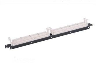 Monitoring Room Patch Panel Patch tahan lama ABS Cord Kuningan Dan Bahan Logam YH4011