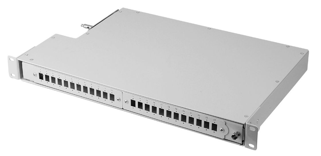 Fleksibel Ukuran Panel Fiber Optic Patch Multimode / Mode Tunggal Sampel Gratis YH1004