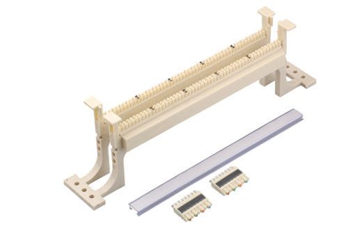 Telepon Pengkabelan Base 100 Pasangan 110 Terminasi Blok Patch Panel Untuk Komunikasi Jaringan YH7036