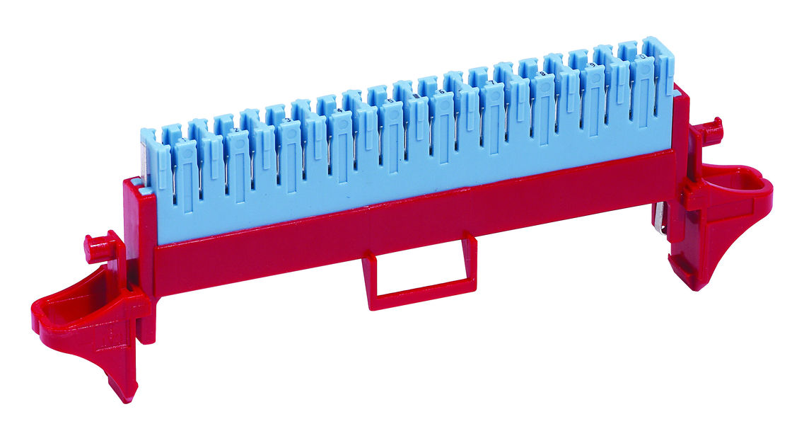 Telepon Pengkabelan Base 100 Pasangan 110 Terminasi Blok Patch Panel Untuk Komunikasi Jaringan YH7036