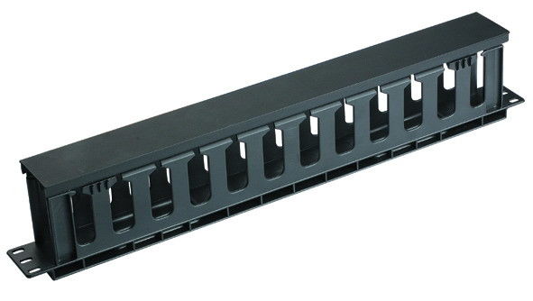 Performa tinggi 1U Rack Mount Kabel Manajemen, Amp Kabel Manajemen Dengan Tutup YH4040