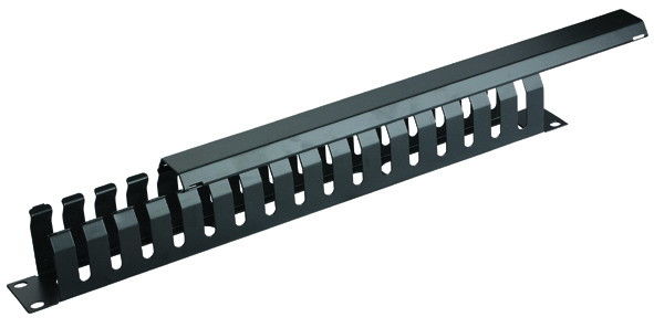 Performa tinggi 1U Rack Mount Kabel Manajemen, Amp Kabel Manajemen Dengan Tutup YH4040