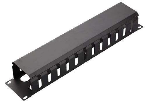 Performa tinggi 1U Rack Mount Kabel Manajemen, Amp Kabel Manajemen Dengan Tutup YH4040