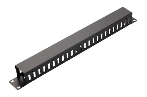 Performa tinggi 1U Rack Mount Kabel Manajemen, Amp Kabel Manajemen Dengan Tutup YH4040