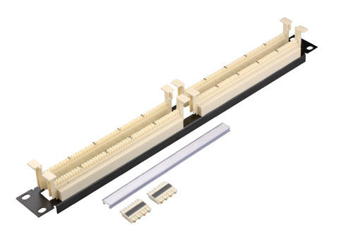 Panel patch tahan hujan Patch Cord Putih Dan Hitam Warna Fleksibel ukuran YH4019