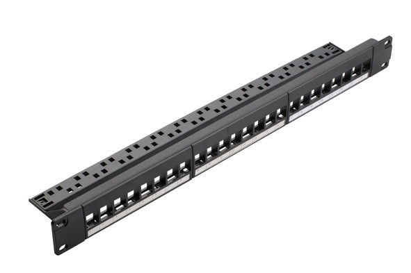 Professional Patch Panel Patch Cord Cold Rolled Steel Plate / bahan paduan YH4016