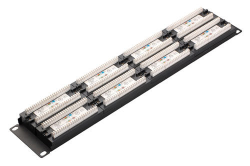Professional Patch Panel Patch Cord Cold Rolled Steel Plate / bahan paduan YH4016