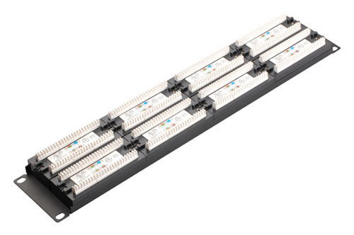 Professional Patch Panel Patch Cord Cold Rolled Steel Plate / bahan paduan YH4016