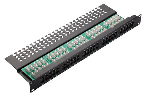 Panel Patch Kabel Serat Tahan Hujan Sertifikasi ISO 9001 Ukuran Khusus YH4004