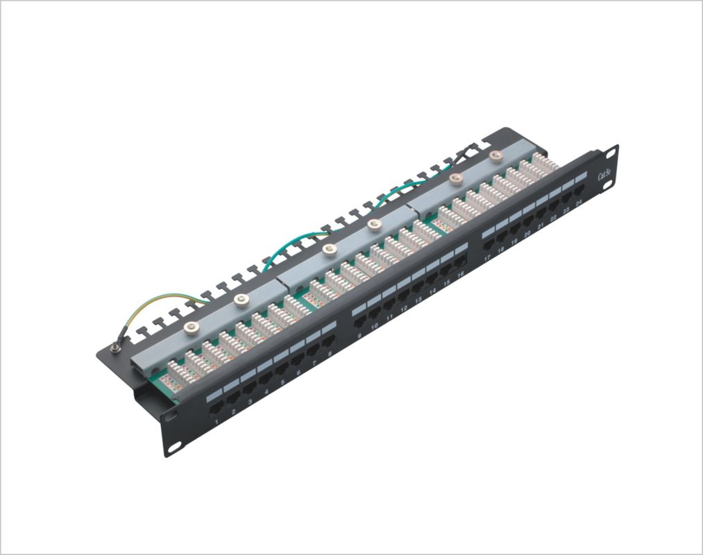 Panel Patch Anti Karat Kabel Patch Netwerk Patch Panel Cocok Ruang Pemantauan YH4006