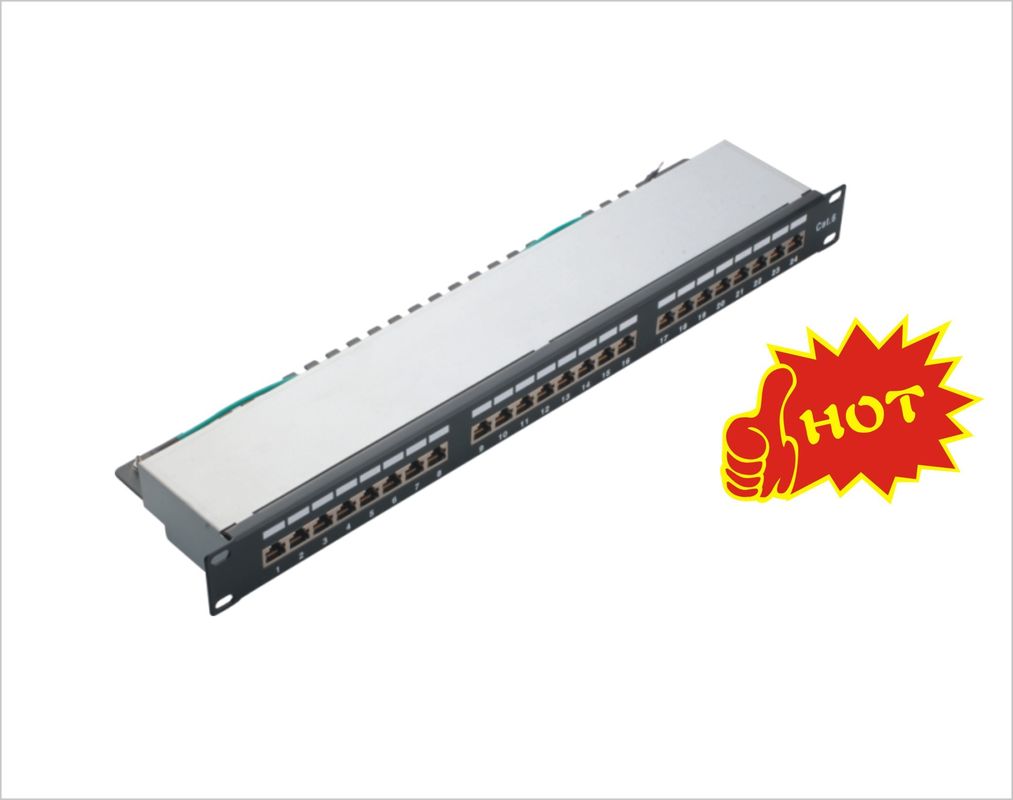 Panel Patch Anti Karat Kabel Patch Netwerk Patch Panel Cocok Ruang Pemantauan YH4006