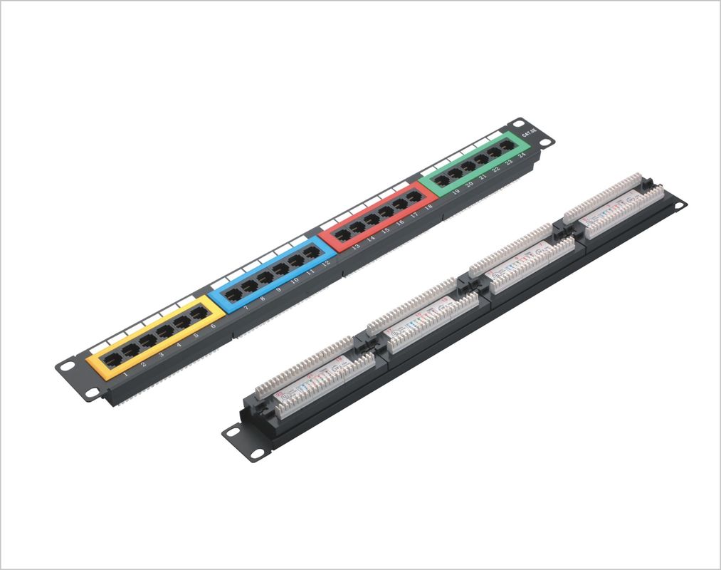 Multi Color Rack Para Patch Panel tahan hujan dengan desain fleksibel YH4011