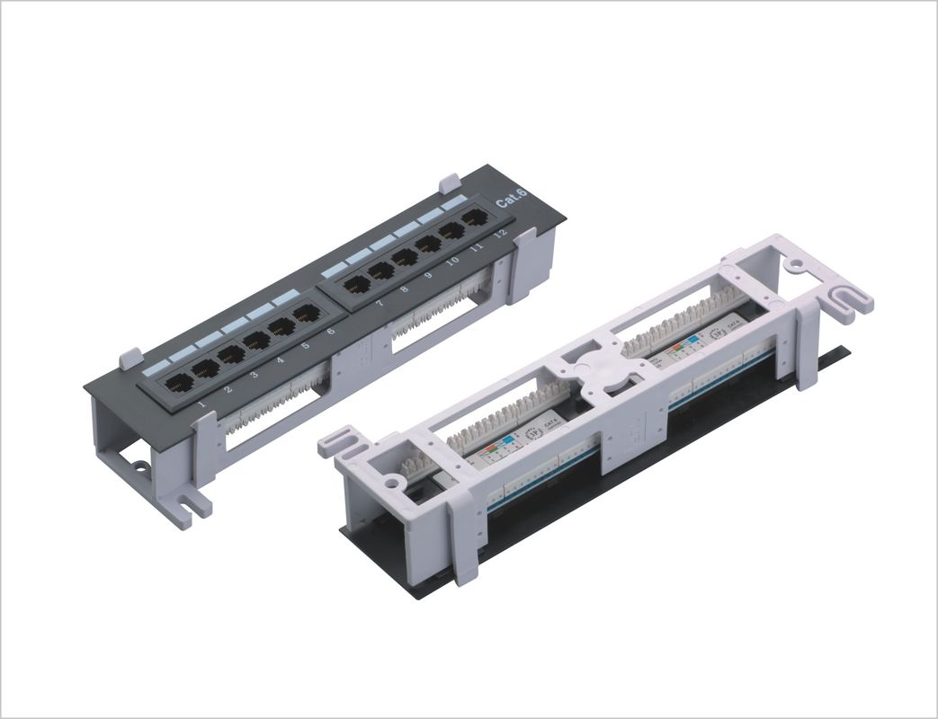 Panel Patch Anti Karat Kabel Patch Netwerk Patch Panel Cocok Ruang Pemantauan YH4006
