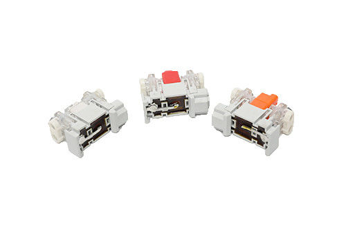 Telecom Drop Wire Subscriber Connector Cukup Clamping pada Guide Rail Inside Distribution Box