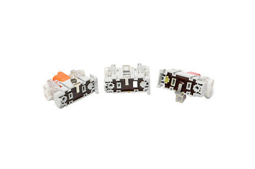 Telecom Drop Wire Subscriber Connector Cukup Clamping pada Guide Rail Inside Distribution Box