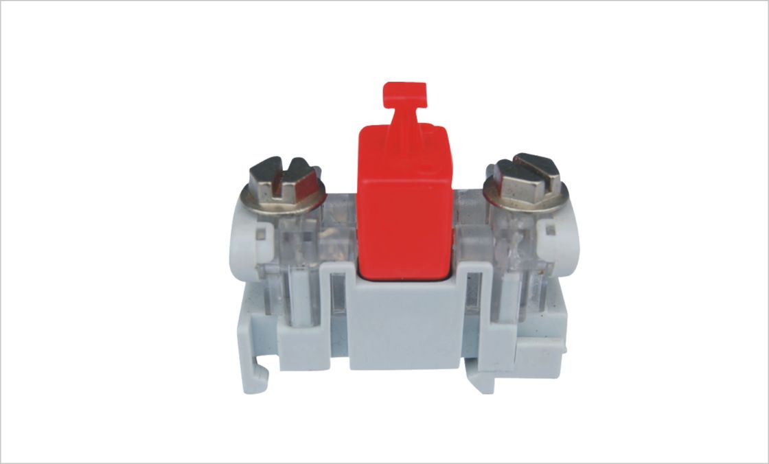 Telecom Drop Wire Subscriber Connector Cukup Clamping pada Guide Rail Inside Distribution Box