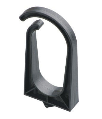 Horizontal 1U 10 Inch Rackmount Manajemen Kabel Panel Warna Hitam Dengan 5 D Rings YH4025