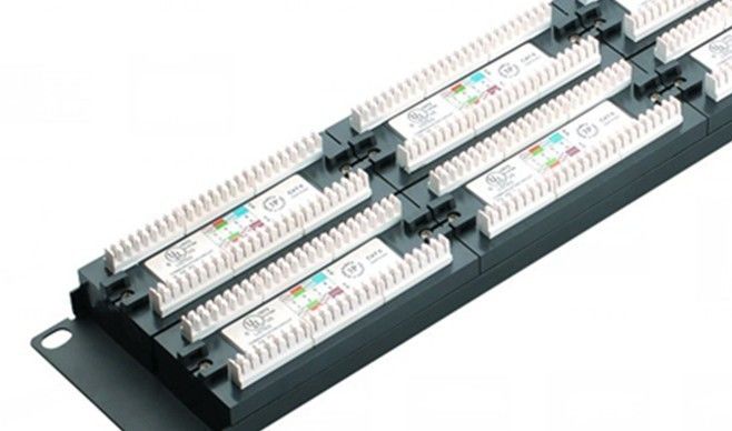 Cat6 UTP Network Patch Panel 48port 2U AMP Ethernet Patch Panel 0.4 - 0.7mm Konduktor YH4016