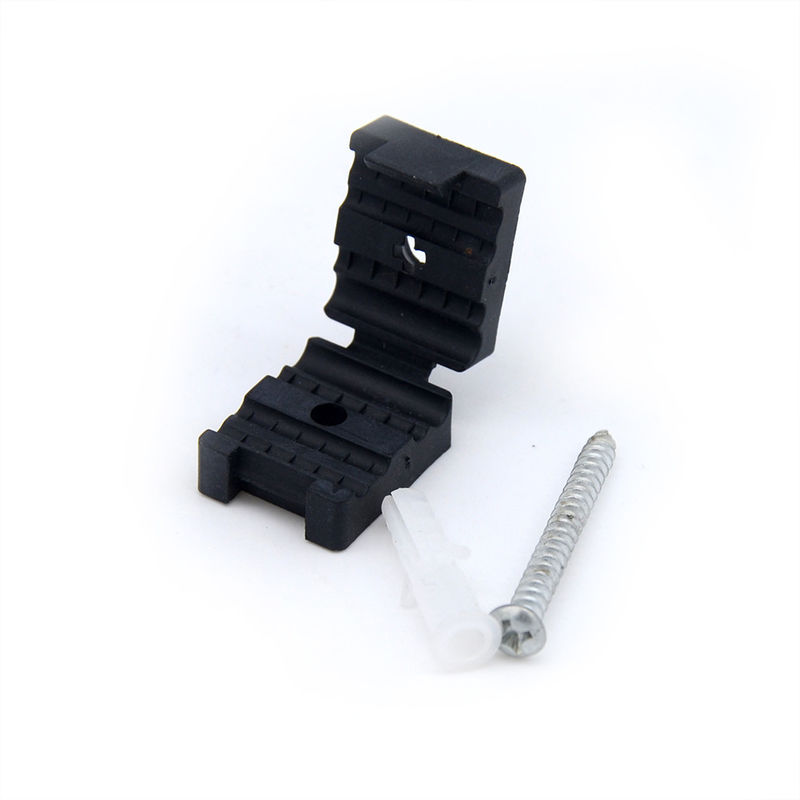 Durable Fiber Optic Accessories Fiber Optic Jatuhkan Cable Clip dengan Cross Screw YH1050